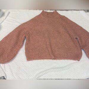 Zara pink colored high neck sweater